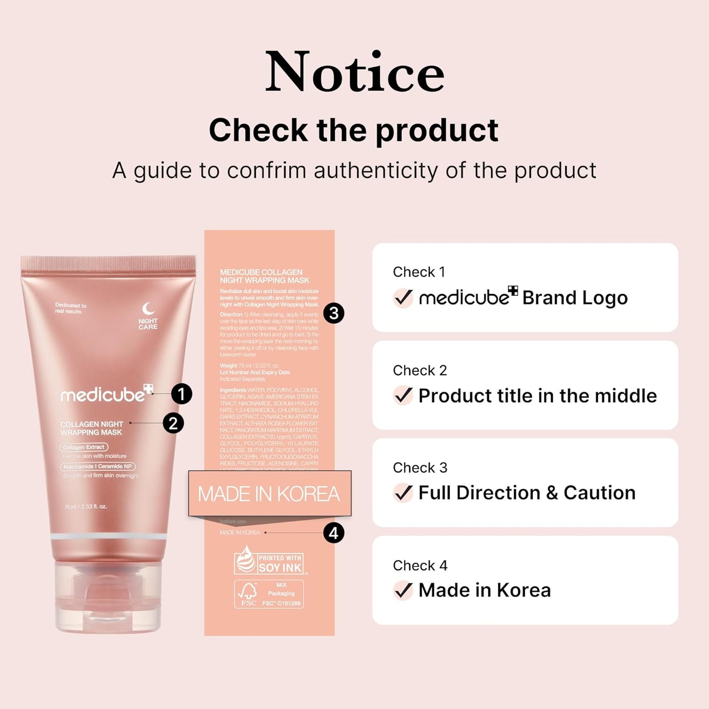 Medicube – Collagen Night Wrapping Mask 75ml