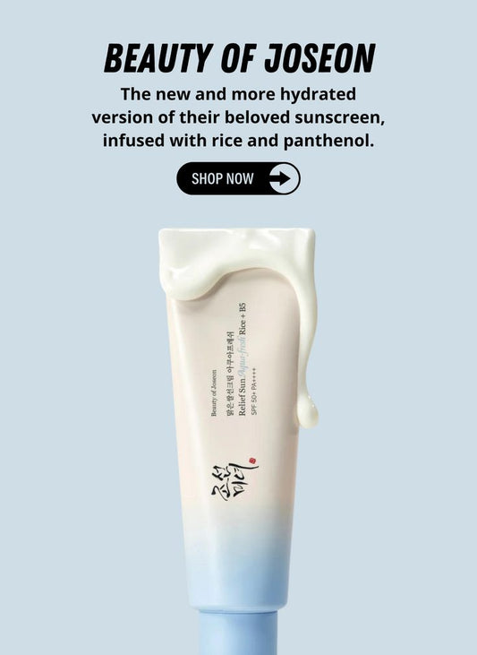 Beauty of Joseon Relief Sun: Rice + Probiotics SPF50+ PA++++
