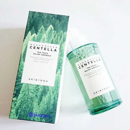 SKIN1004 Madagascar Centella Tea-Trica Relief Ampoule (Green Bottle – 100ml)