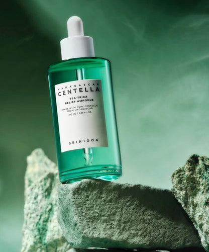 SKIN1004 Madagascar Centella Tea-Trica Relief Ampoule (Green Bottle – 100ml)